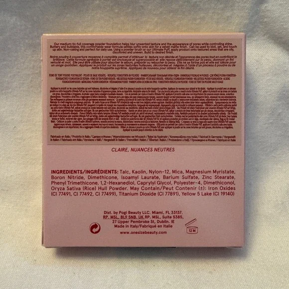 ONE/SIZE Turn Up‎ The Base Versatile Foundation Powder - Light 2 (N) - NEW - Picture 2 of 3